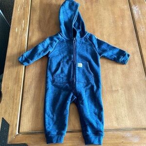 Carhartt Ling Sleeve Front Zip Coverall Size 6M